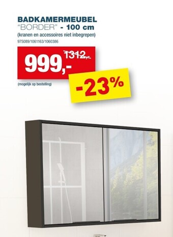 Hubo Badkamermeubel aanbieding