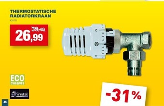 Thermostatische radiatorkraan