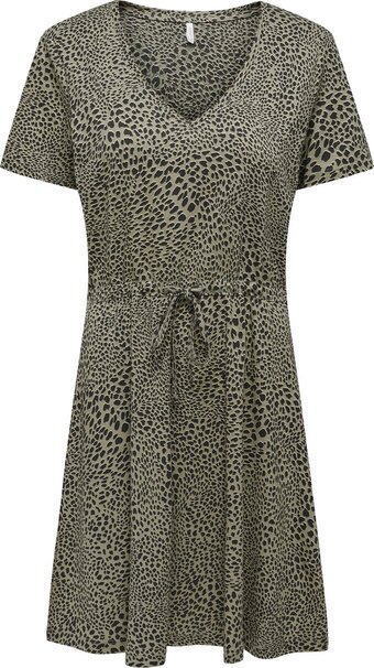 Bol.com Only onlmay s/s v-neck short dress jrs noos dames jurk - maat l aanbieding