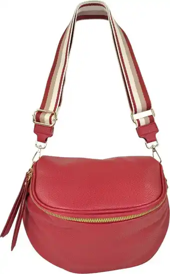 Flora & co crossbody - heuptas met gouden hardware rood