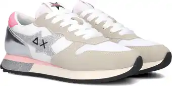 Bol.com Sun68 stargirl glitter lage sneakers - dames - wit - maat 39 aanbieding
