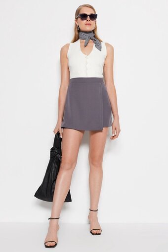 Bol.com Trendyol vrouwen mini normale taille skort short aanbieding