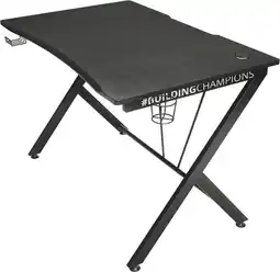 Trust gxt711 dominus gaming tafel zwart, groen