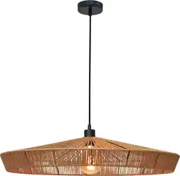 Bol.com Lucide yunkai - hanglamp - ø 70 cm - 1xe27 - naturel aanbieding