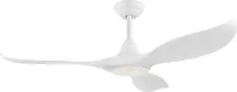 Eglo cirali plafondlamp met ventilator - 132cm - dc-energy saving - wit - dimbaar