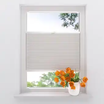 Bol.com Plissegordijn thermo - verduisterend - 25 mm - white - 40 x 130 aanbieding