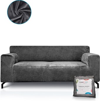 Coverlovers bankhoes 4 zitsbanken - 241-280 cm - stretch zetelhoes - ideaal als zetelovertrek en zetelbeschermer - bankbesche