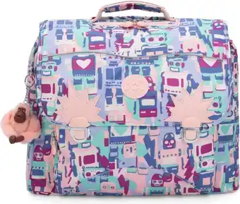 Kipling iniko robot camo pink