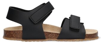 Bol.com Braqeez seth spain jongens sandalen - zwart - imitatieleer - klittenband aanbieding