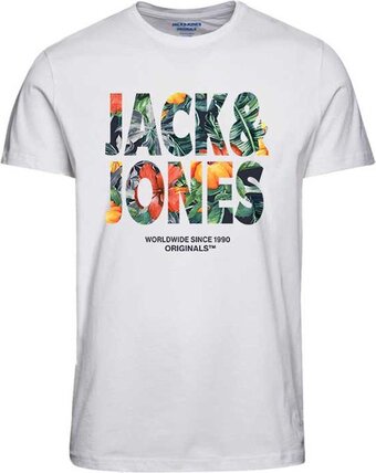 Bol.com Jack&jones junior jorbooster tee ss crew neck mar23 jnr jongens t-shirt - maat 140 aanbieding