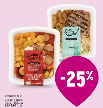 Delhaize Culture Kitchen Bereide schotel 450 g aanbieding