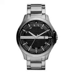 Armani exchange hampton ax2103 herenhorloge 46 mm - zilverkleurig