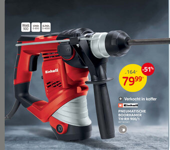 Brico PNEUMATISCHE BOORHAMER TH-RH 900/1 aanbieding