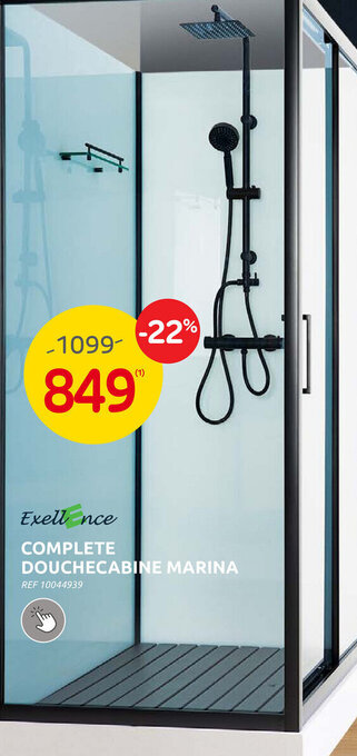 Brico COMPLETE DOUCHECABINE MARINA aanbieding