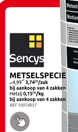 Brico METSELSPECIE aanbieding
