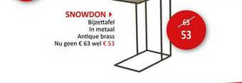 Weba Snowdon Bijzettafel aanbieding