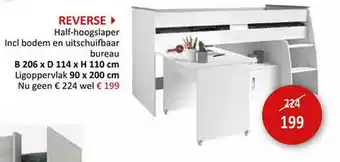 Reverse Half-hoogslaper
