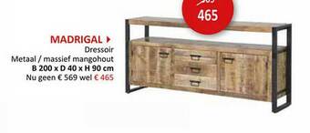 Weba Madrigal Dressoir aanbieding