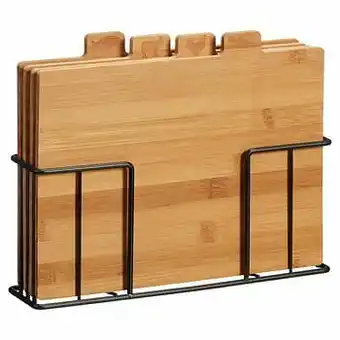 Kwantum Snijplanken In Houder Naturel. aanbieding