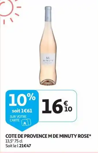COTE DE PROVENCE M DE MINUTY ROSE* 75 cl