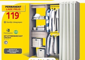 Brico Set uittrekbare kast chicago aanbieding