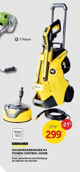 Brico Hogedrukreiniger k4 power control home aanbieding