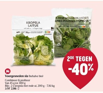 Voorgesneden sla