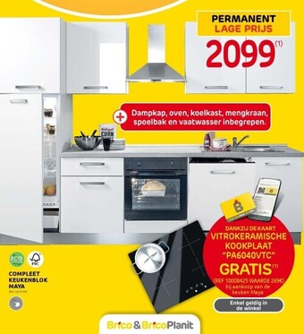 Brico Compleet keukenblok maya aanbieding