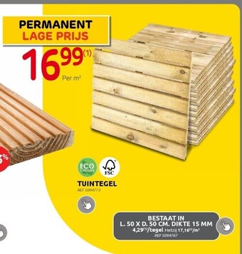 Brico Tuintegel aanbieding