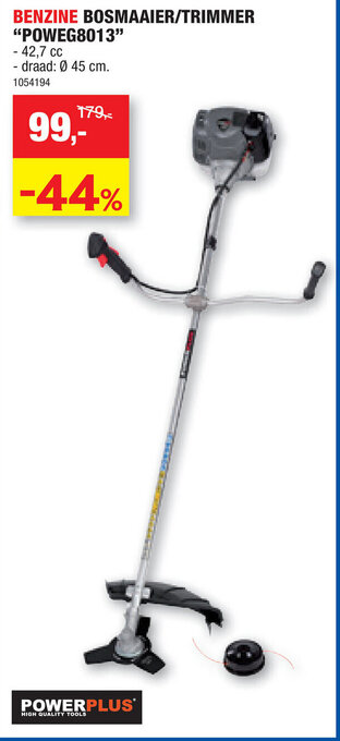 Hubo BENZINE BOSMAAIER/TRIMMER "POWEG8013" aanbieding