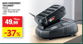 Hubo ACCU STARTERSET "ALLIANCE" aanbieding