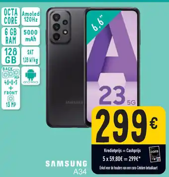 Cora SAMSUNG A34 aanbieding