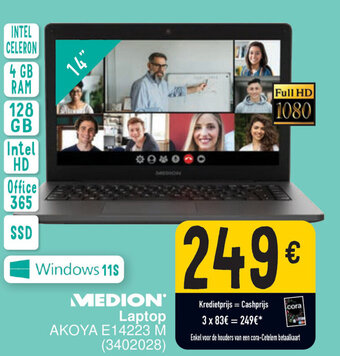 Cora MEDION Laptop aanbieding