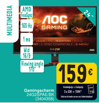 Gamingscherm 24G2ŠPAE/BK