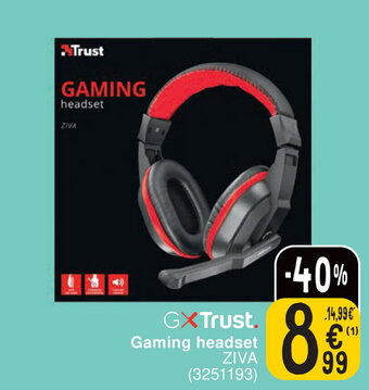 Cora GX Trust. Gaming headset aanbieding