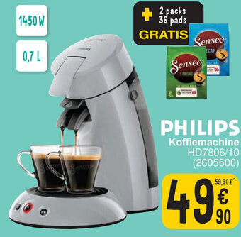 Cora PHILIPS Koffiemachine aanbieding