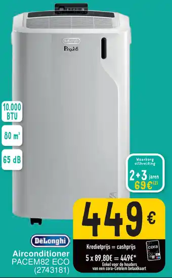 Cora DeLonghi Airconditioner PACEM82 ECO (2743181) aanbieding