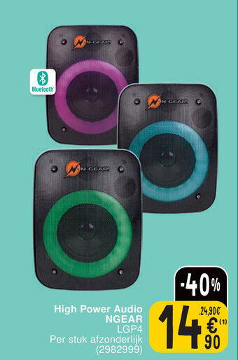 Cora High Power Audio NGEAR LGP4 aanbieding