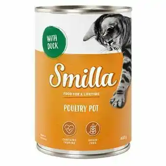 Zooplus 6x400g Gevogelte- en Vispannetje Mals Gevogelte met Vis Smilla Kattenvoer aanbieding