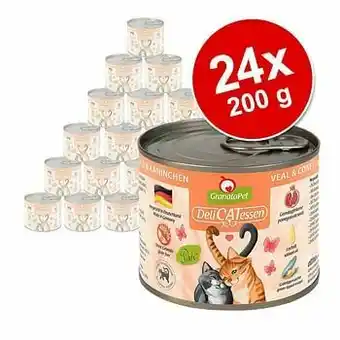 Zooplus Spaarpakket Granata Pet DeliCatessen Kattenvoer 24 x 200 g - Mixpakket I (6 soorten) aanbieding