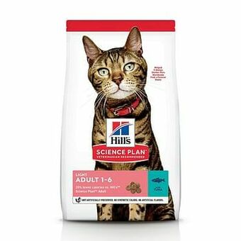 Zooplus Hill’s Science Plan Adult 1-6 Optimal Care Light Kattenvoer met Tonijn - Dubbelpak: 2 x 7 kg aanbieding