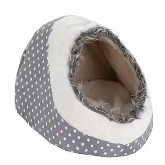- L 40 x B 40 x H 28 cm - Kattenhol White Dots