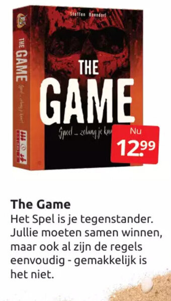 Boekenvoordeel The Game aanbieding