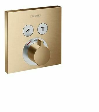 X2O Hansgrohe ShowerSelect S inbouw douchekraan thermostaat Brushed Bronze aanbieding