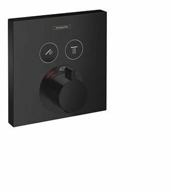 X2O Hansgrohe ShowerSelect S inbouw douchekraan thermostaat Matt Black aanbieding