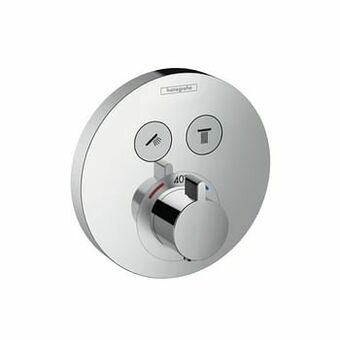 Hansgrohe ShowerSelect S Round inbouw douchekraan thermostaat chroom