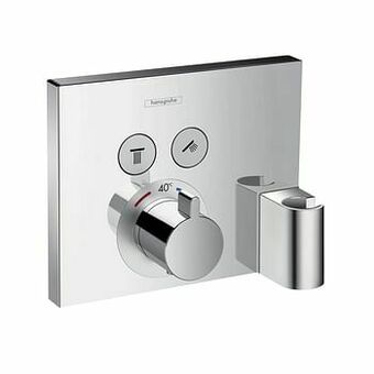 X2O Hansgrohe ShowerSelect S Square inbouw douchekraan thermostaat chroom incl douchehouder aanbieding