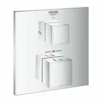 X2O Grohe Grohtherm Cube inbouw douchekraan thermostaat chroom aanbieding