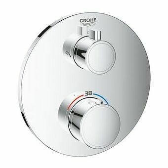 X2O Grohe Grohtherm Round inbouw douchekraan thermostaat chroom aanbieding
