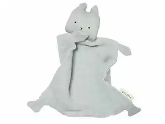 Multi bazar Fabelab Knuffeldoekje Kat Foggy Blue aanbieding